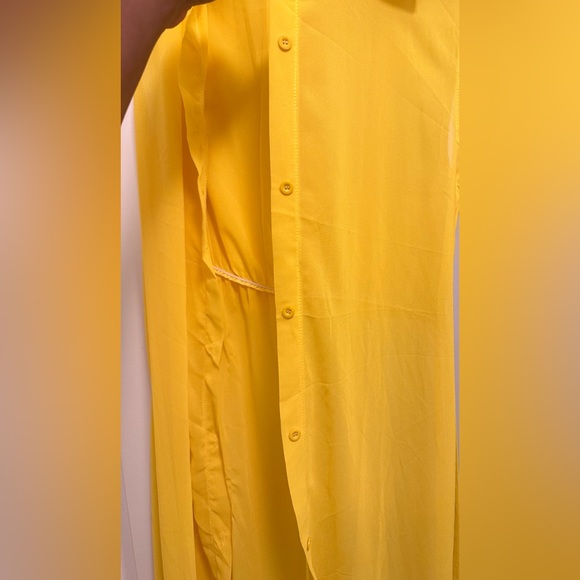 Yellow thin drape - Picture 6 of 8